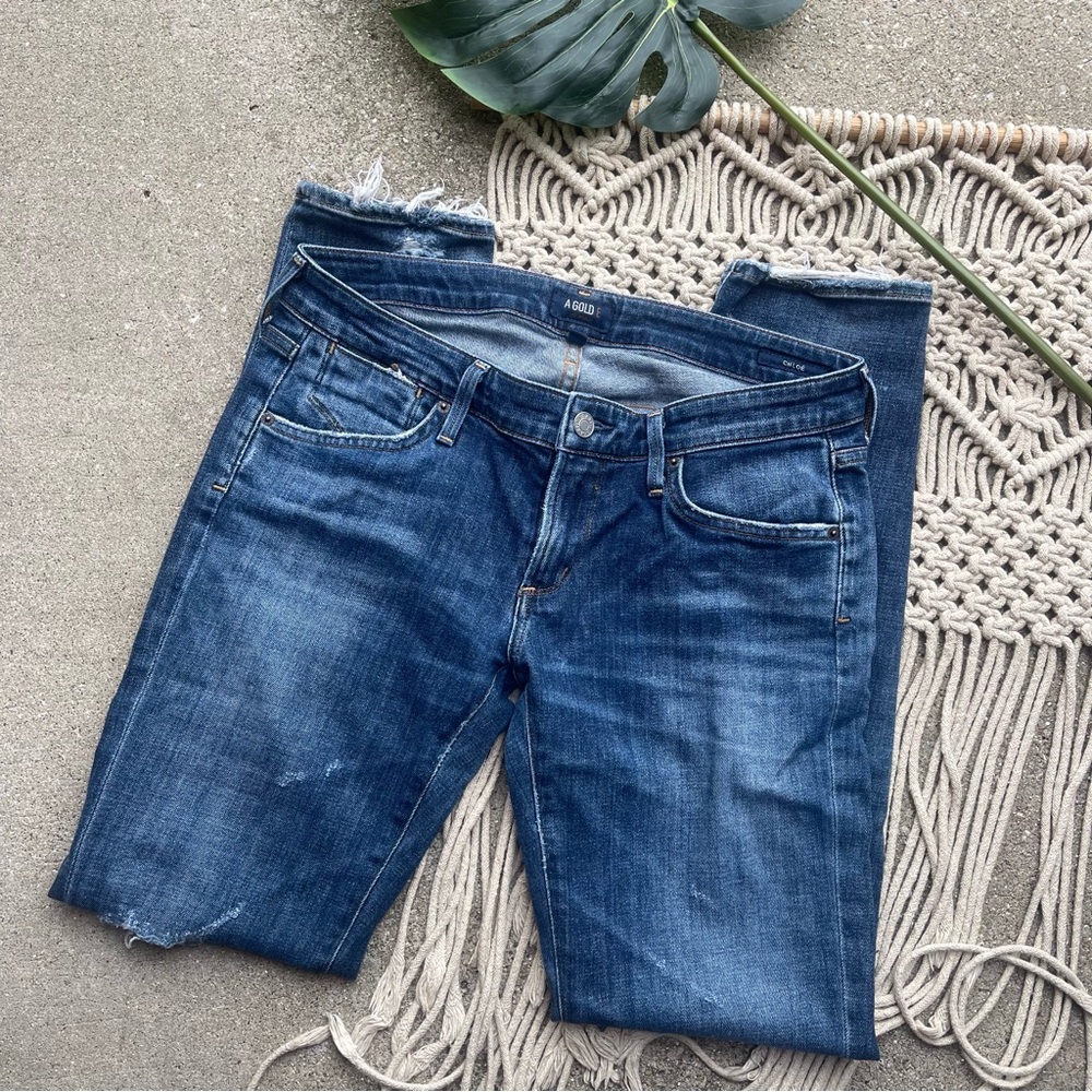 Agolde Distressed Skinny Jeans Size 29